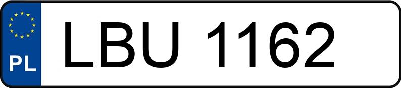 Numer rejestracyjny LBU 1162 posiada OPEL ASTRA - LBU1162