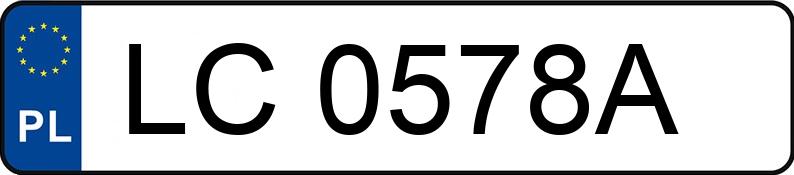 Numer rejestracyjny LC 0578A posiada BMW M 135i MR`11 E5 F20/F21 M 135i MR`11 E5 F20/F21 - LC0578A