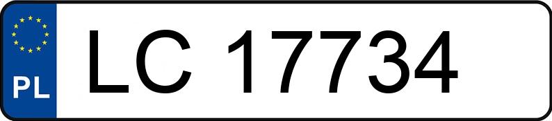 Numer rejestracyjny LC 17734 posiada AUDI 80 2.0 KAT. - LC17734 Numer rejestracyjny LC 17734 posiada AUDI 80 2.0 KAT. - LC17734
