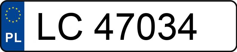 Numer rejestracyjny LC 47034 posiada DAEWOO MATIZ - LC47034 Numer rejestracyjny LC 47034 posiada DAEWOO MATIZ - LC47034