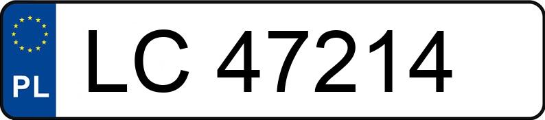 Numer rejestracyjny LC 47214 posiada PEUGEOT 307 - LC47214 Numer rejestracyjny LC 47214 posiada PEUGEOT 307 - LC47214
