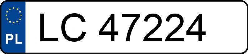Numer rejestracyjny LC 47224 posiada VOLKSWAGEN Passat 1.8i Kat. MR`88 GT G60 syncro - LC47224 Numer rejestracyjny LC 47224 posiada VOLKSWAGEN Passat 1.8i Kat. MR`88 GT G60 syncro - LC47224