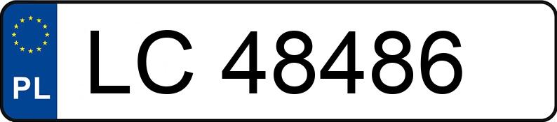 Numer rejestracyjny LC 48486 posiada AUDI A4 - LC48486 Numer rejestracyjny LC 48486 posiada AUDI A4 - LC48486