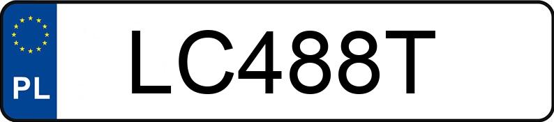 Numer rejestracyjny LC 488T posiada URSUS C 360 - LC488T