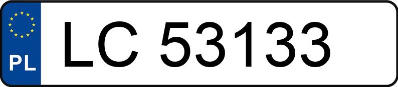 Numer rejestracyjny LC 53133 posiada RENAULT CLIO - LC53133