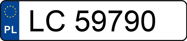 Numer rejestracyjny LC 59790 posiada VOLKSWAGEN Caddy Diesel MR`05 E4 2.3t TDI - LC59790