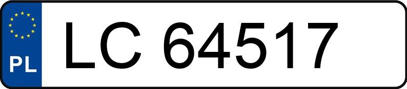 Numer rejestracyjny LC 64517 posiada BMW X5 Diesel MR`07 E4 E70 3.0sd Step - LC64517