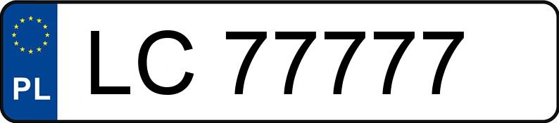 Numer rejestracyjny LC 77777 posiada HYUNDAI I30 - LC77777