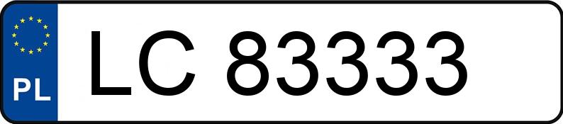 Numer rejestracyjny LC 83333 posiada MERCEDES-BENZ E 220 CDI BlueEFFICIENCY MR`09 E5 207 Elegance - LC83333