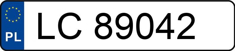 Numer rejestracyjny LC 89042 posiada FORD Fiesta 1.6 TDCi DPF MR`09 E5 Silver X Plus - LC89042