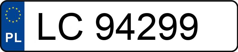 Numer rejestracyjny LC 94299 posiada VOLKSWAGEN Sharan GP 1.9 TDI MR`03 E3 Trendline - LC94299 Numer rejestracyjny LC 94299 posiada VOLKSWAGEN Sharan GP 1.9 TDI MR`03 E3 Trendline - LC94299