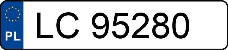 Numer rejestracyjny LC 95280 posiada OPEL Zafira 1.9 CDTI MR`09 E4 Enjoy - LC95280