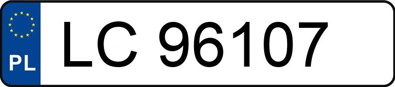 Numer rejestracyjny LC 96107 posiada BMW 560 - LC96107 Numer rejestracyjny LC 96107 posiada BMW 560 - LC96107