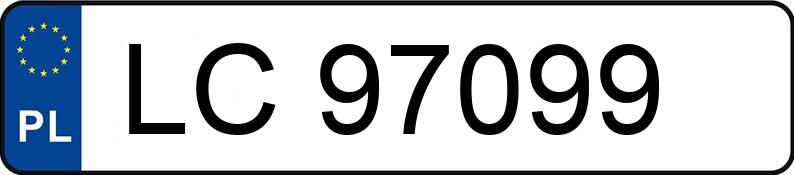 Numer rejestracyjny LC 97099 posiada DACIA SANDERO - LC97099 Numer rejestracyjny LC 97099 posiada DACIA SANDERO - LC97099