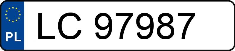 Numer rejestracyjny LC 97987 posiada  FABIA - LC97987