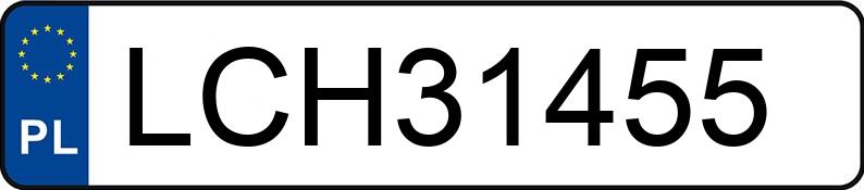 Numer rejestracyjny LCH 31455 posiada OPEL Astra III 1.7 CDTI MR`04 E4 Enjoy - LCH31455