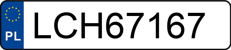 Numer rejestracyjny LCH 67167 posiada KIA SPORTAGE - LCH67167