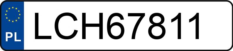 Numer rejestracyjny LCH 67811 posiada FORD Focus 1.6 TDCi MR`05 E4 FX - LCH67811