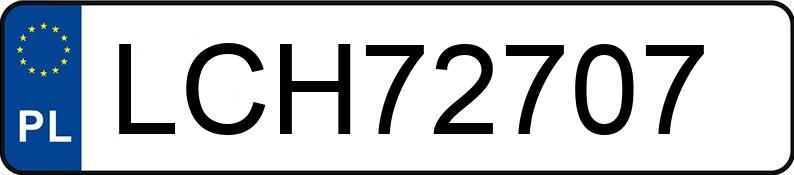 Numer rejestracyjny LCH 72707 posiada FIAT PANDA - LCH72707 Numer rejestracyjny LCH 72707 posiada FIAT PANDA - LCH72707