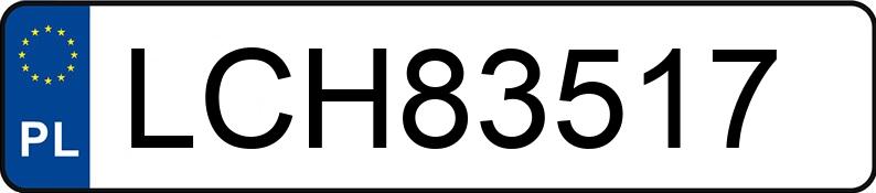 Numer rejestracyjny LCH 83517 posiada SEAT Alhambra 1.9 TDI MR`00 E3 7MS Stella - LCH83517