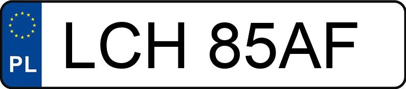 Numer rejestracyjny LCH 85AF posiada VOLKSWAGEN Polo III 1.4 Kat. MR`94 Classic - LCH85AF