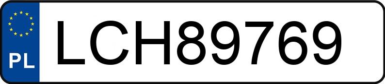 Numer rejestracyjny LCH 89769 posiada VOLKSWAGEN POLO - LCH89769