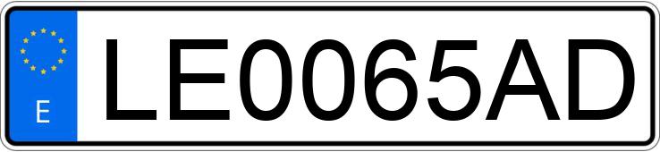 Numer rejestracyjny LE0065AD posiada FORD FIESTA