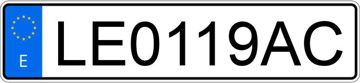 Numer rejestracyjny LE0119AC posiada TOYOTA CELICA Numer rejestracyjny LE0119AC posiada TOYOTA CELICA