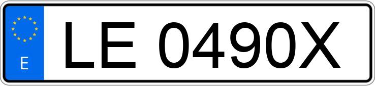 Numer rejestracyjny LE0490X posiada TOYOTA LAND CRUISER