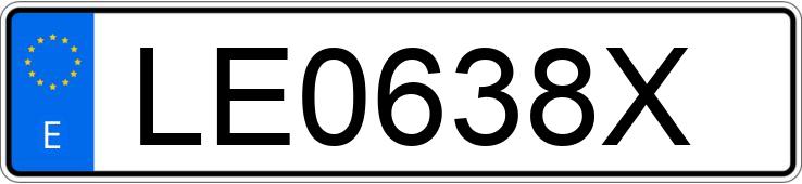 Numer rejestracyjny LE0638X posiada FORD ESCORT