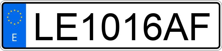 Numer rejestracyjny LE1016AF posiada CITROEN BERLINGO