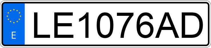 Numer rejestracyjny LE1076AD posiada VOLKSWAGEN GOLF Numer rejestracyjny LE1076AD posiada VOLKSWAGEN GOLF