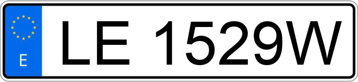 Numer rejestracyjny LE1529W posiada FORD FIESTA