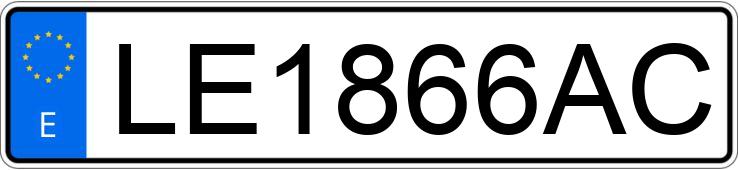 Numer rejestracyjny LE1866AC posiada RENAULT EXPRESS