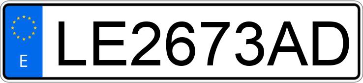 Numer rejestracyjny LE2673AD posiada AUDI A3 Numer rejestracyjny LE2673AD posiada AUDI A3