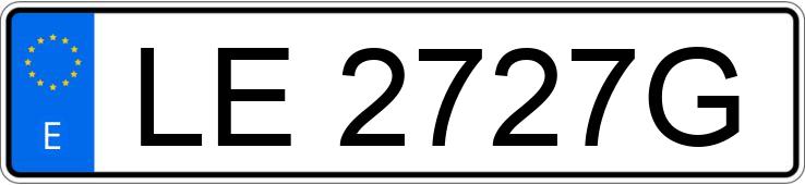 Numer rejestracyjny LE2727G posiada RENAULT 18 Numer rejestracyjny LE2727G posiada RENAULT 18