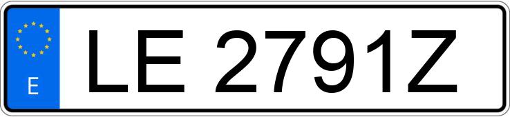 Numer rejestracyjny LE2791Z posiada SEAT CORDOBA