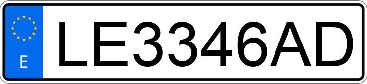 Numer rejestracyjny LE3346AD posiada PEUGEOT 106 Numer rejestracyjny LE3346AD posiada PEUGEOT 106