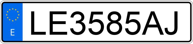 Numer rejestracyjny LE3585AJ posiada IVECO EUROTECH CURSOR