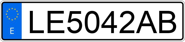 Numer rejestracyjny LE5042AB posiada CITROEN XANTIA