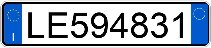 Numer rejestracyjny LE594831 posiada FIAT Uno