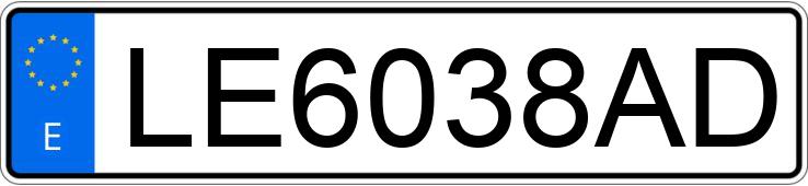 Numer rejestracyjny LE6038AD posiada OPEL VECTRA Numer rejestracyjny LE6038AD posiada OPEL VECTRA