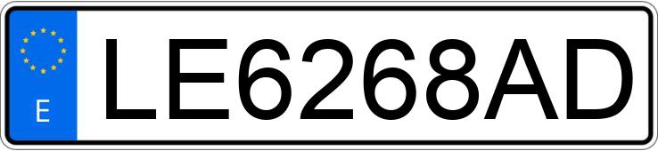 Numer rejestracyjny LE6268AD posiada NISSAN PATROL