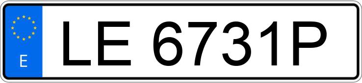 Numer rejestracyjny LE6731P posiada PEGASO TRONER Numer rejestracyjny LE6731P posiada PEGASO TRONER