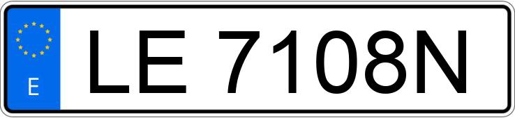 Numer rejestracyjny LE7108N posiada OPEL CORSA