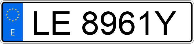 Numer rejestracyjny LE8961Y posiada RENAULT CLIO Numer rejestracyjny LE8961Y posiada RENAULT CLIO