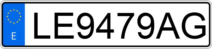 Numer rejestracyjny LE9479AG posiada BMW SERIE 5