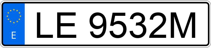 Numer rejestracyjny LE9532M posiada VOLKSWAGEN POLO