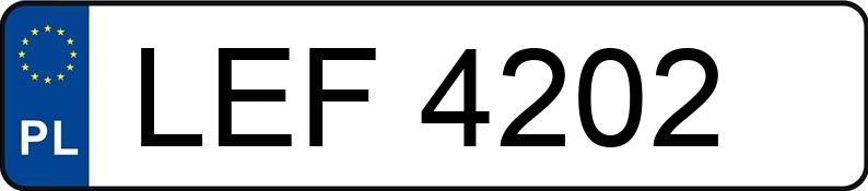 Numer rejestracyjny LEF 4202 posiada FORD-NIEMCY ESCORT 1.3 - LEF4202 Numer rejestracyjny LEF 4202 posiada FORD-NIEMCY ESCORT 1.3 - LEF4202