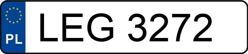 Numer rejestracyjny LEG 3272 posiada VOLKSWAGEN Golf III 1.6i Kat. MR`91 GL - LEG3272